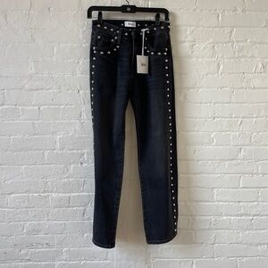 NWT PISTOLA LEXI WIDE LEG DENIM (in black)